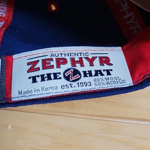 Vintage Arizona Wildcats 7 1/4 Fitted Hat Cap Blue Red White Zephyr - Picture 8 of 10